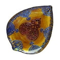 thumbnail image 2 of Red Pomegranate 471-1 Casa Blanca 15 in. Gold, Lapis & Red Plate, 2 of 2
