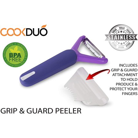 Grip & Guard Peeler - Julienne peeler with guard