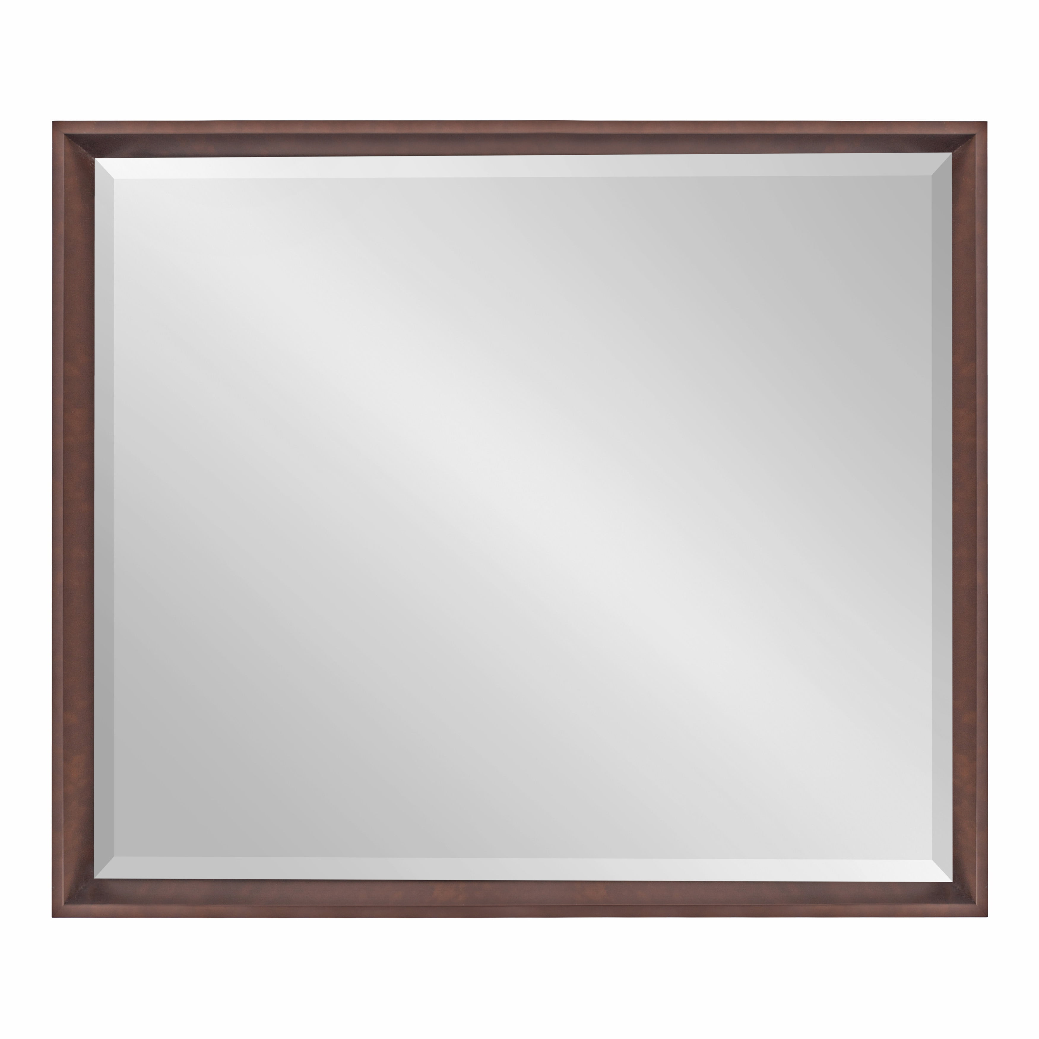 Kate and Laurel Calter Modern Framed Wall Mirror, 23.5 x 29.5, Bronze, Decorative  Mirror for Wall