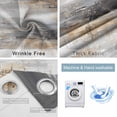 thumbnail image 4 of Brown Blackout Curtains for Bedroom/Living Room, Thermal Insulated Kitchen Curtains, Modern Oil Painting Art Abstract Grommet Darkening Window Treatment Drapes 52"x84"x2, 4 of 8