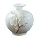 thumbnail image 1 of Jarrón de cerámica para flores, arreglo floral, jarrón de porcelana multifuncional, maceta para plantas Blanco, 1 of 9