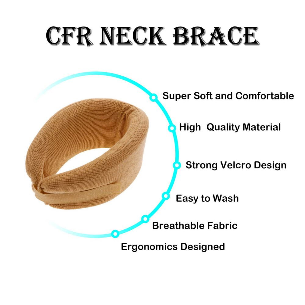 Soft Foam Neck Brace Universal Cervical Collar, Adjustable Neck Support