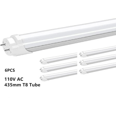 7w 6500k T8 Led Replacement Light, 18 Inch Fluorescent Light Fixture Covers Replacement