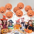thumbnail image 3 of Cheerland Pumpkin Balloons Halloween Party Decorations Foil Cute Face Spooky Summerween Decor, 3 of 5