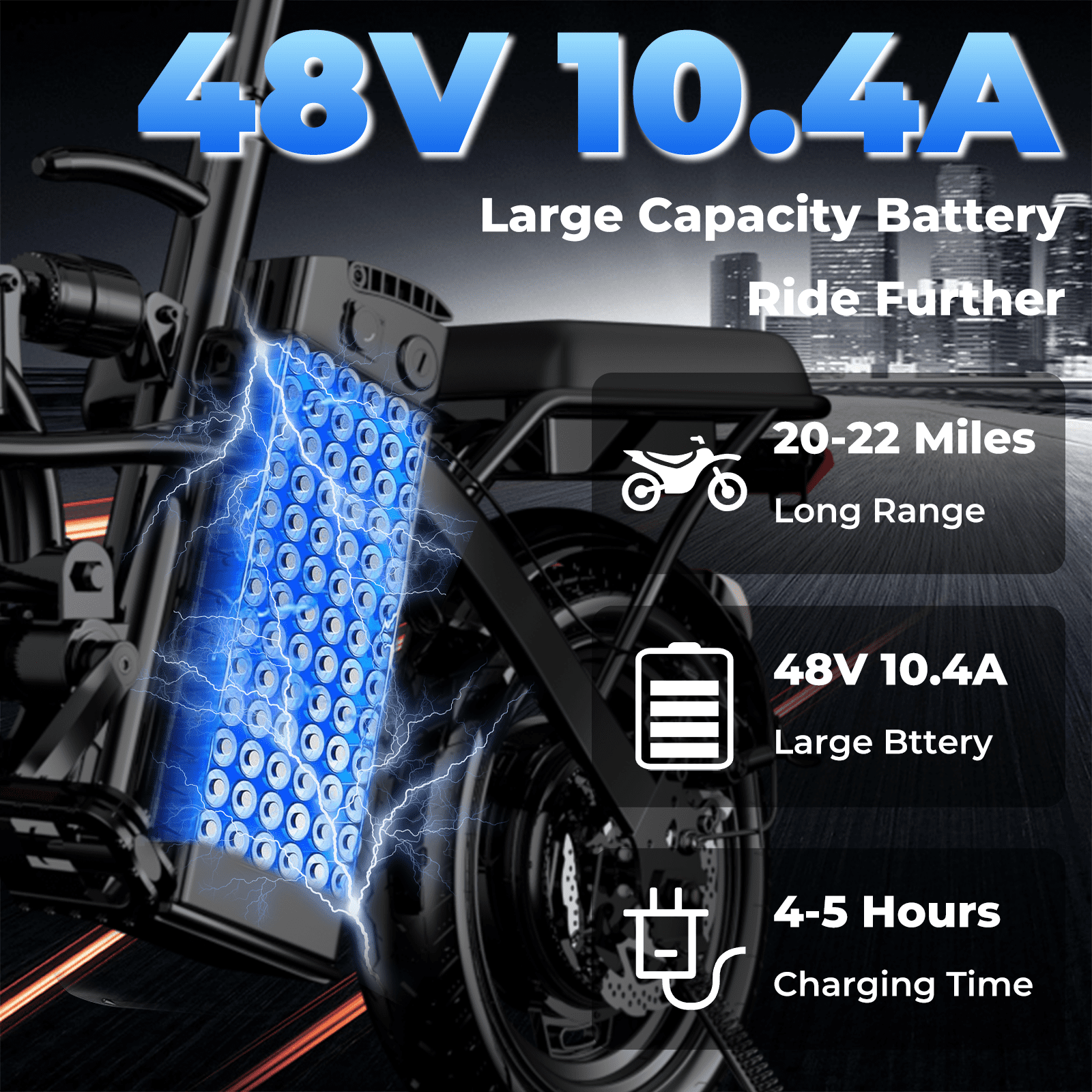 14 Inch Folding Electric Bikefor Adults And Teens, 500W Motor, 22.8 MPH Max Speed,21MPH Folding Electric Bike
