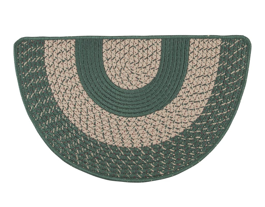 MultiColor Braided Slice Rug by OakRidge AccentsTM ? NonSlip Backing