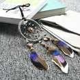 thumbnail image 6 of Opvise Handmade Feather Beads Dream Catcher Car Porch Hanging Ornament Window Decor A, 6 of 8
