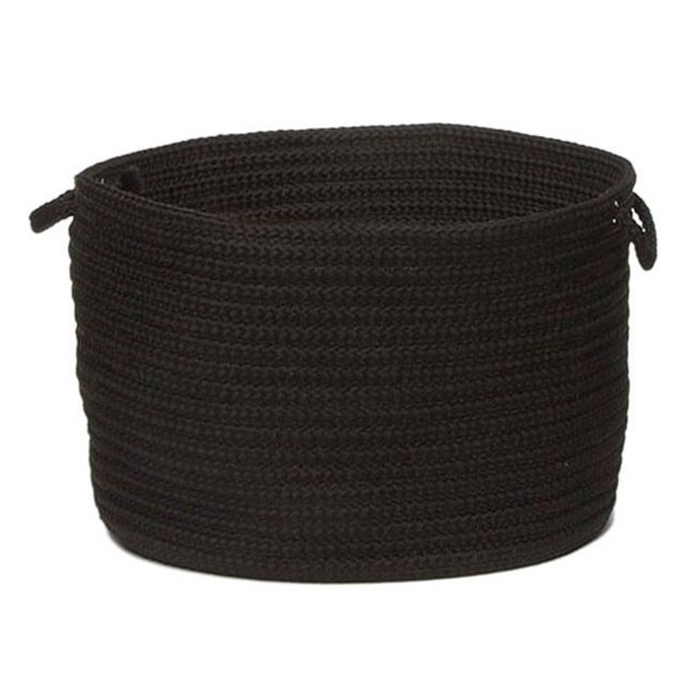 Simply Home Panier Utilitaire Solide - Noir 24"x14 Pouces
