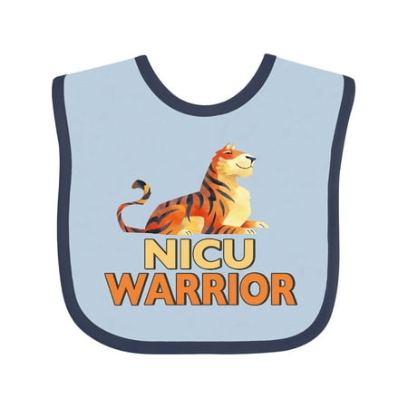 

Inktastic NICU Warrior Tiger Gift Baby Boy or Baby Girl Bib
