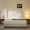 52.5"H Ivory/Canvas, variant on Mirightone King Bed Frame and Headboard, 53.1” High Headboard Wingback King Platform Bed with Wood Base, Minimalist Rusticity, Cream White Boucle