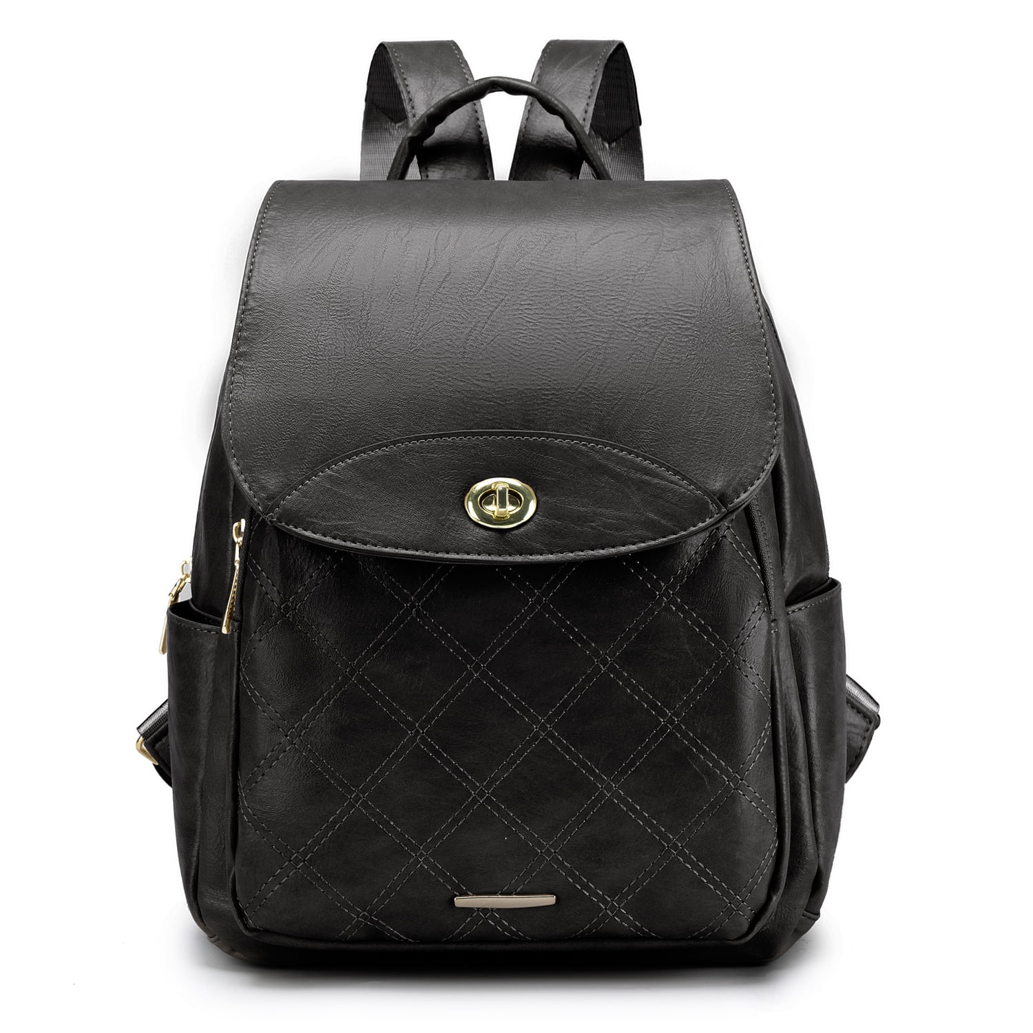 BAGZY Women Backpack Small Travel Backpack Leather Rucksack Bag Anti