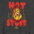 thumbnail image 2 of The Year Without Santa Claus Hot Stuff Unisex Adult Pull-Over Heather Hoodie, Black Heather, 3X-Large, 2 of 3