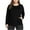 Black, variant on Feancey Plus Size Tops for Curvy Women Oversized Casual Long Sleeve Round Neck Tshirts Soft Comfy Loose Tunic Solid Basic Tees with Pockets Black XXL