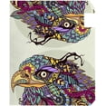 thumbnail image 4 of Coolnut Mailbox Cover Ethnic Eagle Head Post Mail Box Cover Magnetic Mail Wraps Cover Standard Size 20.7" L x 18" W, 4 of 5