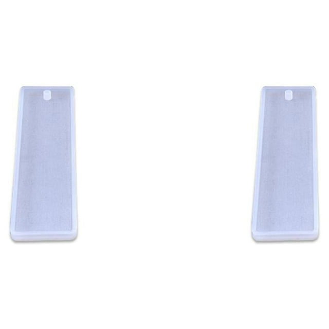 yingyy Bookmarker Mold Convenient Household Professional Craft Making Mould Handicraft Accessory Silicone Epoxy Molds for DIY Use Small Rectangle 2Set