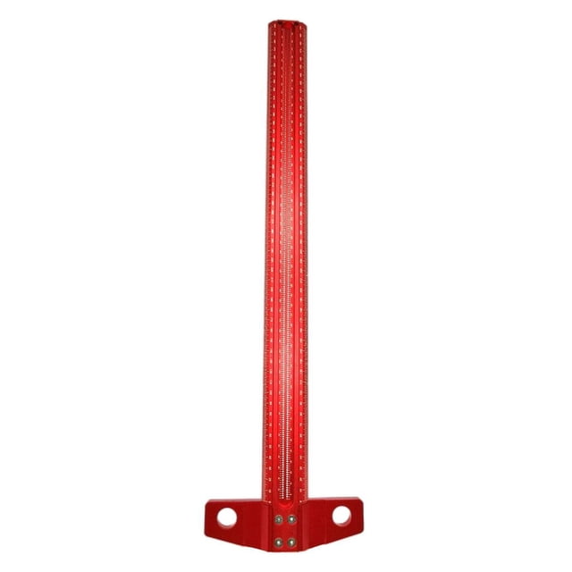 Regla de portátil aleación de aluminio DIY línea dibujo marcado calibre precisión 500MM kusrkot Regla de escritura