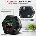 thumbnail image 2 of Smart Kitchen Timer Digital Cooking Timer Hexagonal Vision Flip Timer, 2 of 7