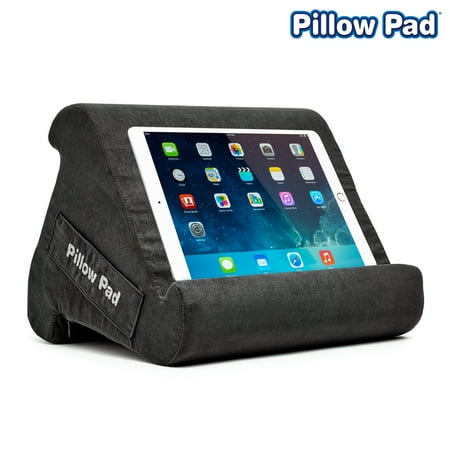 Pillow Pad Multi Angle Cushioned Tablet and iPad Stand, Space Gray, As Seen on TV