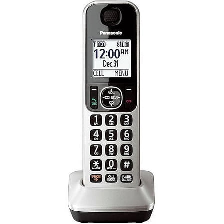 Panasonic KXTGFA30S Consumer-Extra Handset for KX-TGF340/50/70/80 in Silver