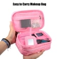 thumbnail image 6 of Unique Bargains Cosmetic Bag Travel Makeup Bag Cosmetic Brush Organizer Storage Bag for Women Pink 7.87"x4.72"x3.15", 6 of 7