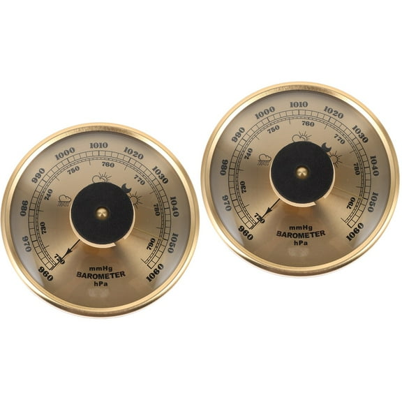 Raindrops 2pcs Pointers Type Barometer Barometer Adjustable Insert Barometer for
