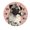 FFclock164, variant on ZXCXRQFa Windmills Tulip Flowers Kitchen Home 10 Inch Silent Vintage Design Round Wall Clock Numerals Design Non Ticking Retro Clocks Home Decor Desk Clock