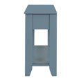 thumbnail image 6 of 55.4" Narrow Console Table with 3 Drawers & Open Shelf, Solid Poplar Entryway Storage for Living Room & Hallway with Robotic Vacuum Access (Blue), 6 of 9