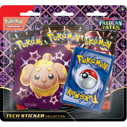 Pokemon Trading Card Games SV4.5 Paldean Fates Tech Sticker Collection Fidough