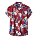 thumbnail image 1 of Camisas Hawaiana Casual Corta Manga Para Hombre Arjen Kroos®, 1 of 8