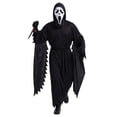 thumbnail image 3 of 2026 Halloween Ghost Costu-me Unisex Adult Fleece Hooded Onesie Oversized Zipper Loungewear Jumpsuit, 3 of 7