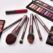 Professional Makeup Brush Set, Foundation Brush With Dome-Shaped Head For Seamless Application, High Density Brush Head Ensures Even Product Distribution, Portable Makeup Brushes
