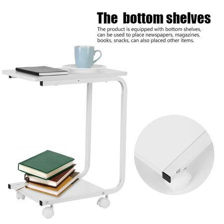 Hurrise Portable Multifunctional Removable Laptop Desk With Wheels