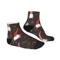 thumbnail image 3 of Bingfone Cute Christmas Gnomes Design Patterned Men'S Women'S Casual Cotton Socks, 3 of 9
