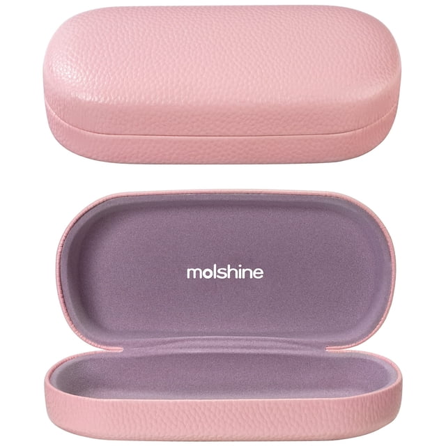 Funda para gafas de sol molshine Hard Shell Leather Pink