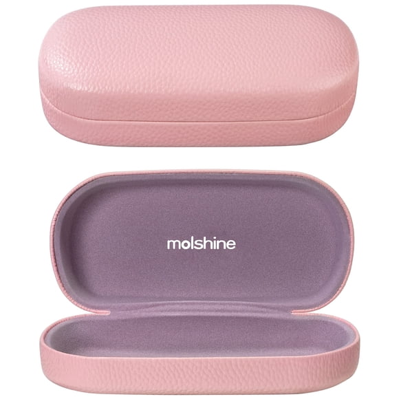 Funda para gafas de sol molshine Hard Shell Leather Pink