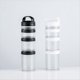 thumbnail image 4 of Recipientes Apilables para Meriendas NiñOs y Adultos, 4 Vasos Escuela Viajes, Negro Transparente, 4 of 6