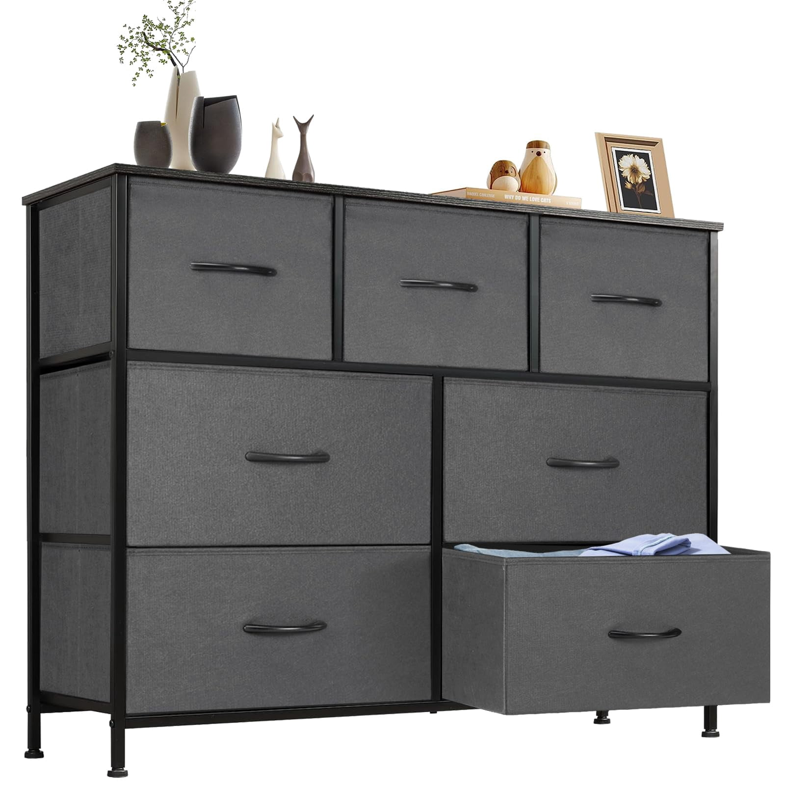 davinci signature 6 drawer double dresser fog grey Free Shipping! 6-Drawer Fairway dresser