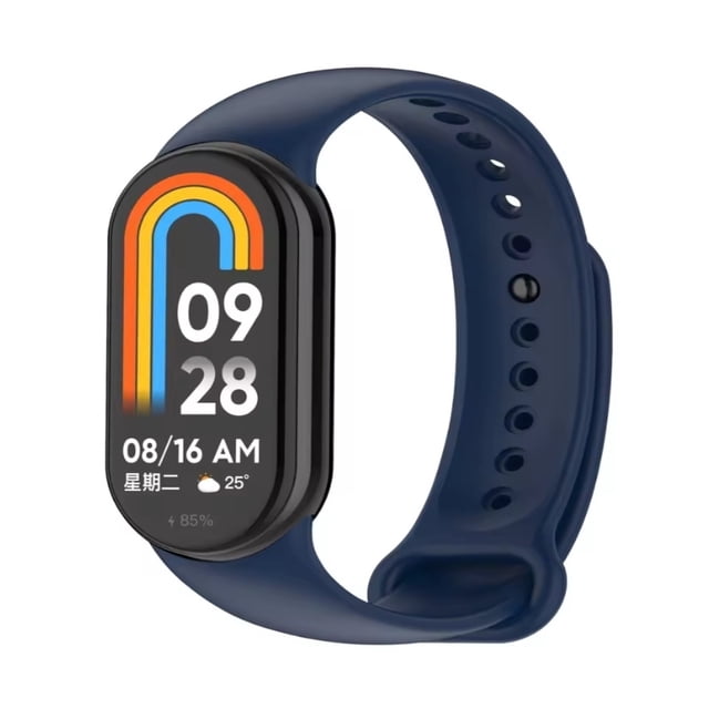 Correa de Silicona para Xiaomi Mi Band 8, Premium, Deportiva, Resistente al Agua