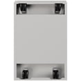 thumbnail image 5 of Bowery Hill 20"D Mobile Pedestal 2-Drawer Filing Cabinet File/File in Silver, 5 of 5