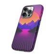 thumbnail image 2 of 80s Digital Landscape Tough iPhone Case,iPhone 16 Pro, 2 of 3
