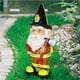 thumbnail image 2 of Wosthever Estatua de hombre viejo enano, sombrero negro, esculturas de resina de bombero, artesanía de resina para hombre viejo, estatua de jardín, Decoración del hogar Wosthever HA037583-00, 2 of 6
