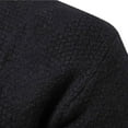 thumbnail image 6 of Fesfesfes Sweater for Men Fashion Fall And Winter Sweater Pullover Bottom Knit Color Blocking Sweater Crewneck Holiday, 6 of 8