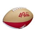 thumbnail image 4 of Minibalón de fútbol WILSON NFL San Francisco, retro, marrón, 4 of 6