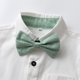 thumbnail image 4 of CSCHome - Conjunto de 2 piezas de ropa para bebés varones, esmoquin, camisa de vestir para niños grandes con pajarita y pantalones con tirantes, para caballeros de 6 a 12 años, 4 of 7