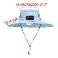 thumbnail image 3 of Elainilye Solar Powered Fan, Rechargeable Sun Visor Clip, High Wind Cooling for Children Outdoor Leisure, 3 of 3