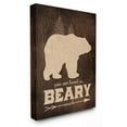 thumbnail image 2 of The Stupell Home Decor Collection The Kids Room by Stupell You Are Loved So Beary Much Wood Grain Wall Art, 2 of 5