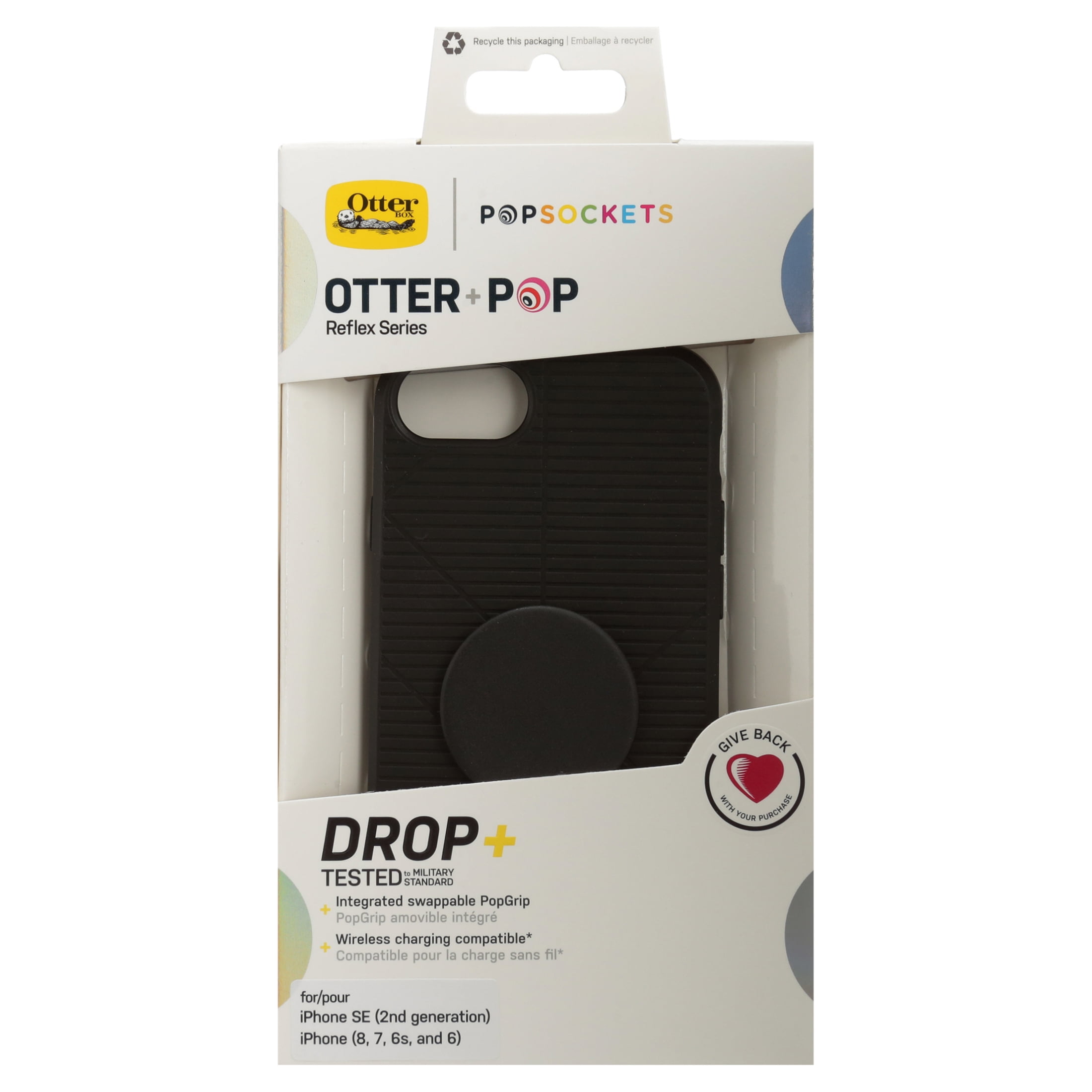 OtterBox Otter+Pop Reflex Series Phone Case for Apple iPhone SE (2nd Gen),  iPhone 8, iPhone 7 - Black - Walmart.com
