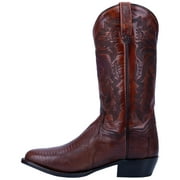 Dan Post Boots Mens Winston Lizard Embroidered Pull On Round Toe Cowboy Mi