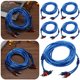 thumbnail image 3 of 5 Uds 5 Metros 2 RCA A 2 RCA Enchufe Amplificador Audio para Coche Cable Cobre Trenzado, 3 of 5