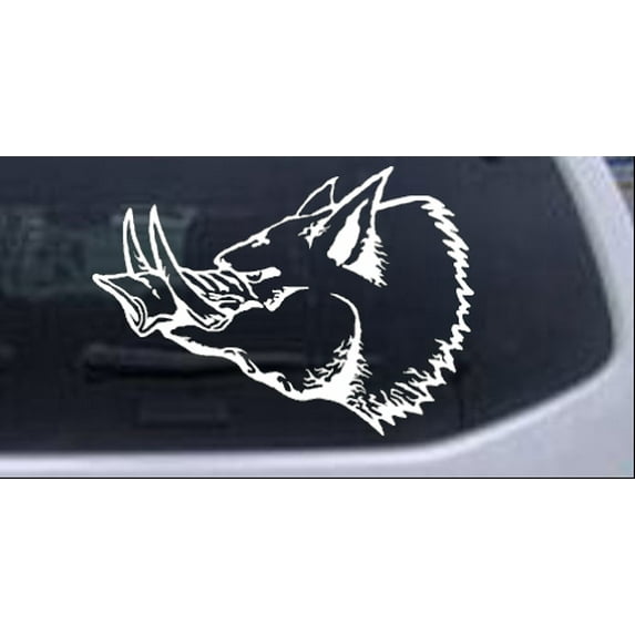 Wild Boar Car or Truck Window Decal Sticker